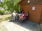 28.6.2014 Farní den rodin - zkouška pohodlí inv. vozíku